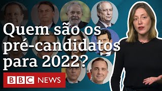 Eleições 2022: quem são os pré-candidatos a presidente e os obstáculos que devem enfrentar
