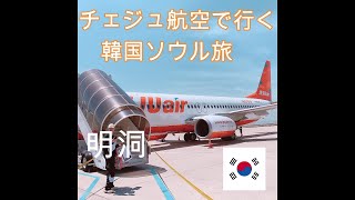 チェジュ航空で行く韓国、ソウルの明洞へ　ターミナル間違えて乗り遅れそうになった。主婦でも旅したい。