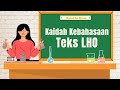 KAIDAH KEBAHASAAN LHO BESERTA CONTOHNYA