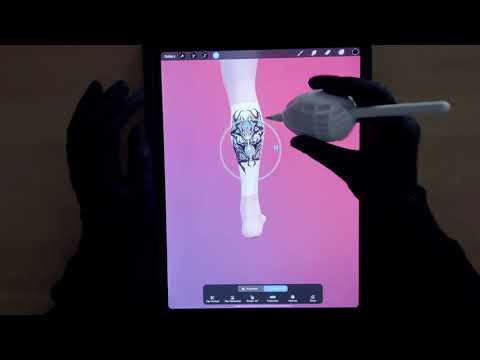 Procreate 5.2 for Tattooing: 3D Models!