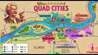 The Quad Cities - Where 1+1+1+1+1=4 - Hilarious History