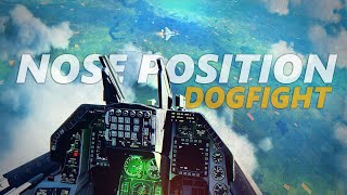 F-15 Eagle Vs F-16 Viper Nose Position Dogfight | Digital Combat Simulator | DCS |