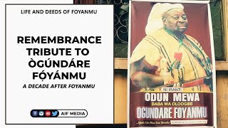 Life and Deeds of Ogundare Foyanmu