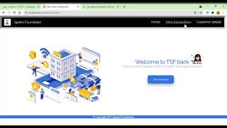 Basic banking website| TSF GRIP MAY21