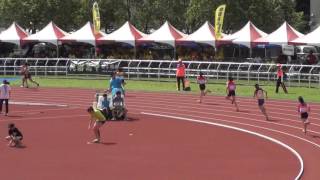 20160424091201 105學年度全國中等學校運動會田徑賽國中女組400公尺預賽第4組 新竹縣自強國中王美丹 臺北市龍山國中柯詠馨 新北市新泰國中許娌蓉  臺南市金城國中張家瑜 臺北市大同高中