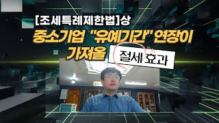 [조세특례제한법]상 중소기업 \