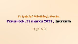 #Jutrznia | 23 marca 2023