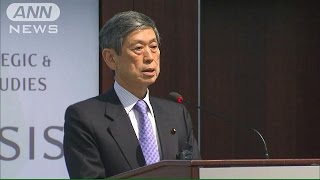 今国会で安保法制成立の考え　自民・高村副総裁(15/03/28)