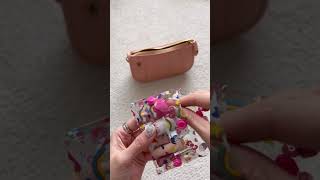 나 핑크색 많이 좋아하네💝💞🙈pack with me#asmr #satisfying #미니화장품 #미니백 #왓츠인마이백 #minibag #whatsinmybag