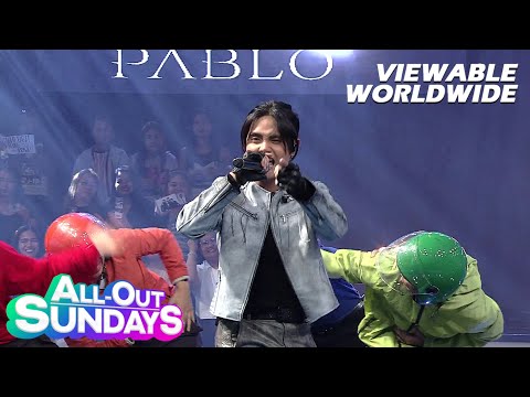 All-Out Sundays: Pinuno ng “SB19” na si Pablo, pinerform ang kanyang kantang “EDSA” sa AOS stage!