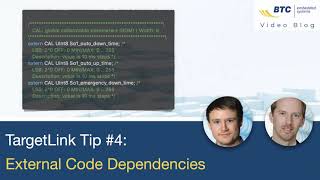 TargetLink #4: External Code Dependencies