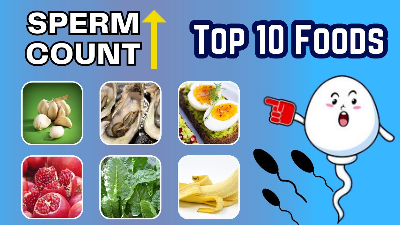 How To Increase Sperm Count With Foods | TOP 10 Foods To Boost Sperm ...