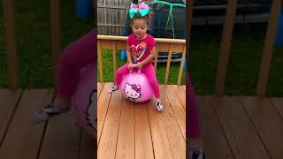 Kitty Bouncing Ball #shorts #bounce #kidsvideos