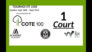 ITF J100 Quebec September 16th - September 23rd, 2023.