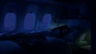 Relaxing Airplane Sounds | Luxury Jet White Noise to Sleep | Relax on Private Night Flight!