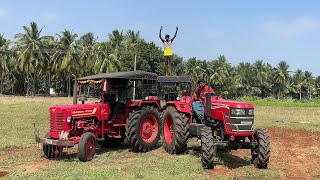 Mahindra 605 Novo Tractor vs Yuvo Tech plus 585 4x4 and 415 DI tractor traction capacity