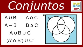 OPERACIONES CON CONJUNTOS - Video 2