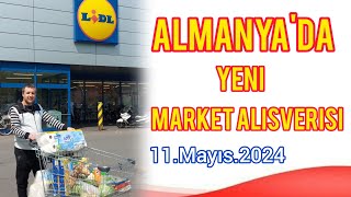 🛒 Almanya Yeni Market Alışverişi #lidl ❌️ Güncel Market Fiyatları - Market Alışverişi -11 Mayıs 2024