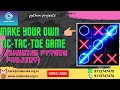 #Shorts||Tic-Tac-Toe Game in Python||Amazing Python project Using Tkinter||Please Subscribe & share.