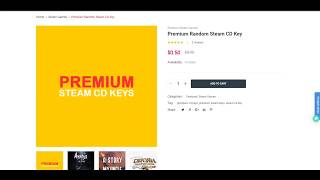 Buy Premium Random Steam CD Key - $9.99+ High Rated Games | PremiumCDKeys.com