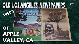 Old Newspapers of Apple Valley, CA