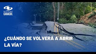Vía Bucaramanga - Barrancabermeja permanece cerrada por deslizamiento