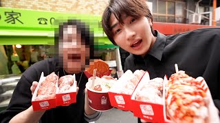 弟に苦手なYouTuberと韓国食べ歩きデートさせたらｗｗ