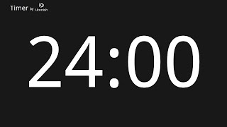 24 Minute Countup Timer