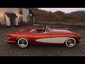 Forza Horizon 4 - 1953 Chevrolet Corvette - Car Show Speed Jump Crash Test . 1440p 60fps.