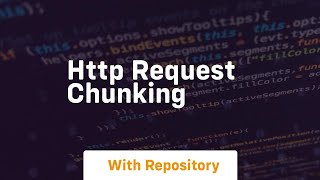 http request chunking