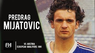 Predrag Mijatovic ● Skills ● Austria 0-2 Yugoslavia ● European Qualifiers 1991