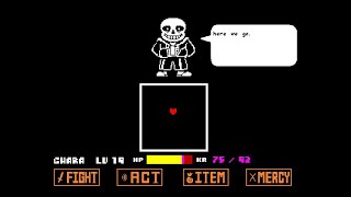 (sans fight) i had a bad time