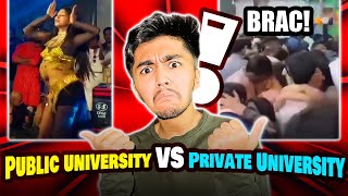 PUBLIC UNIVERSITY VS PRIVATE UNIVERSITY!