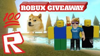 Roblox Robux Giveaway