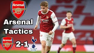 ARSENAL TACTICS : Kieran Tierney & Emile Smith Rowe partnership | Arsenal 2-1 Spurs