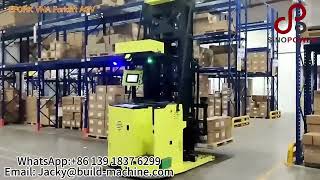 Warehouse autonomous delivery and stacking forklift AGV smart version laser AGV