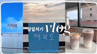 VLOG| 제부도당일치기vlog/제부도/서해랑/제부도케이블카/제부도카페/대하/전포항맛집