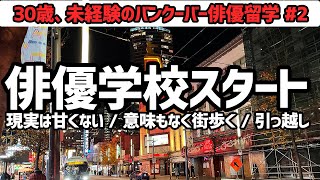 俳優学校はじまりました。これからが本当の始まり。一旦心折れました【海外留学 / 社会人留学 / 海外生活】