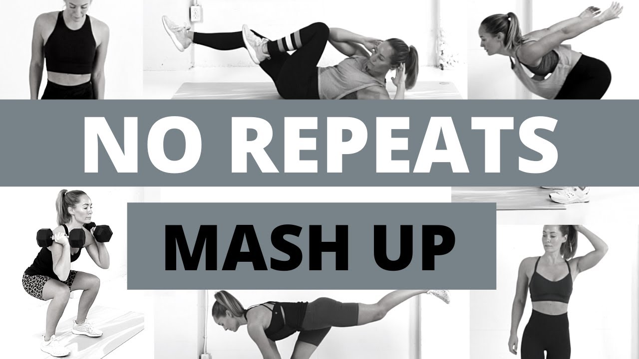 No Repeats Workout MASH UP!! // Total Body HIIT - YouTube