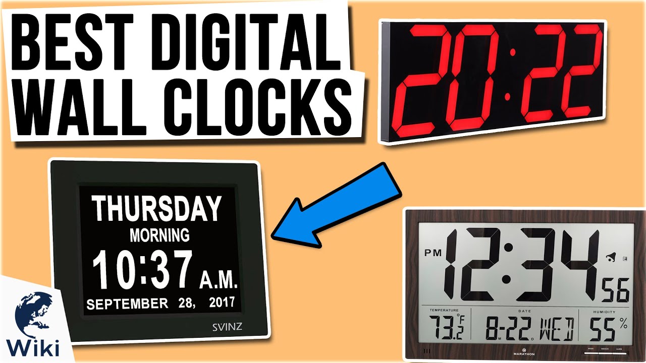 10 Best Digital Wall Clocks 2021 Youtube