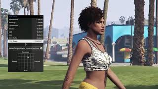 Beautiful ebony character in GTA 5 online - how to