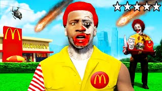 GTA 5 - FRANKLIN verwandelt sich zu RONALD MCDONALD!🍟