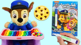 Paw Patrol Baby Chase & Baby Rubble Bake Cookie Desserts & Kids Learning with Imagine Ink Book!