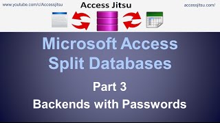 Microsoft Access Split Databases: Backend Passwords
