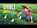 Ghibli Music Collection 2024 🌈 Best Ghibli Piano Collection 🍉 BGM for work relax study