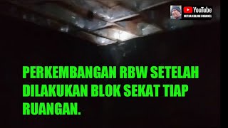 PERKEMBANGAN RBW SETELAH BLOK RUANGAN INAP DENGAN SEKAT GANTUNG.