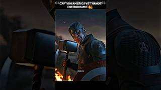 Captain America Vs Thanos🔥|| Captain America Edit || #shorts #captainamerica #endgame #marvel