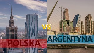 Polska vs Argentyna. Porównanie PKB