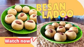 Besan Ladoo|ಬೆಸನ್ ಲಡ್ಡು | ವಿಶೇಷವಾದ ರವಾ ಬೇಸನ್ ಲಾಡು|Ladoo Recipe | Besan Unde |