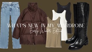 What's New In My Wardrobe Ahead of Winter